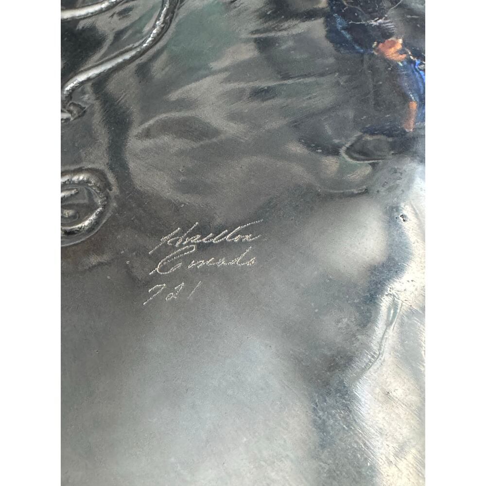 Vintage Hoselton Canada Hand Created Cast Aluminum Signed - Picture 8 of 10